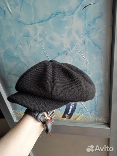 Кепка мужская черная осень-зима