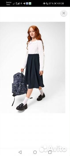 Блузка белая хлопок