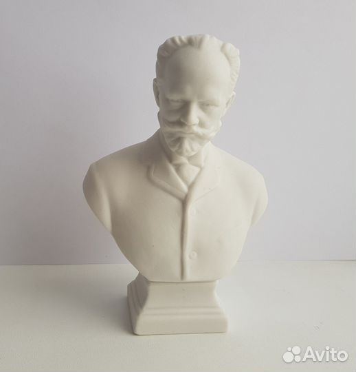 Статуэтка СССР Бюст чайковский Фарфор Бисквит лфз