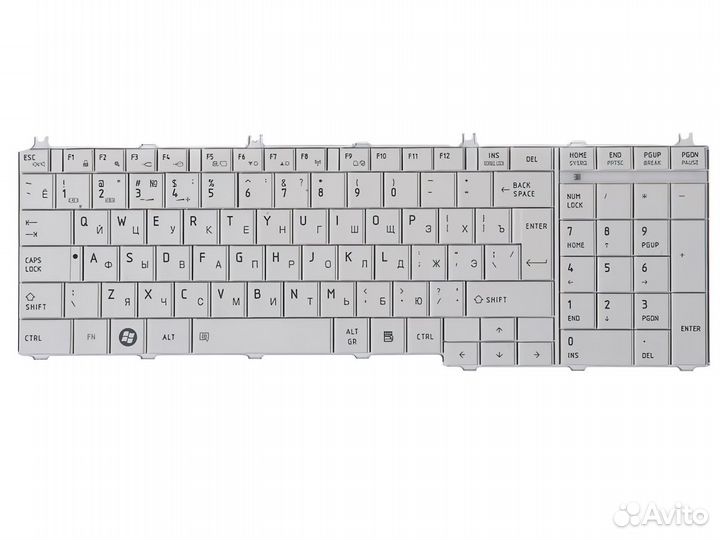 Клавиатура для ноутбука Toshiba C650 C660 L650 L7