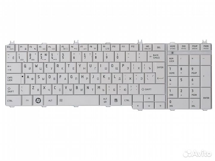 Клавиатура для ноутбука Toshiba C650 C660 L650 L7
