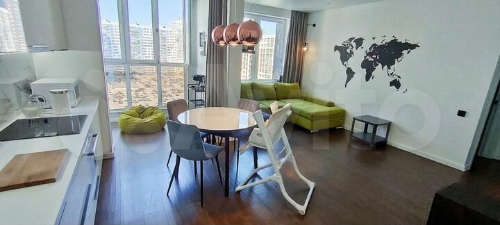 3-к. квартира, 62,5 м², 11/16 эт.