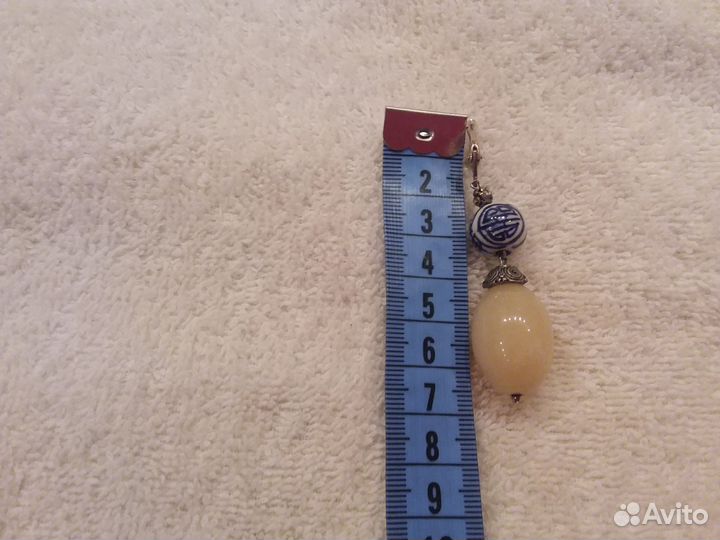 Бусы и серьги комплект