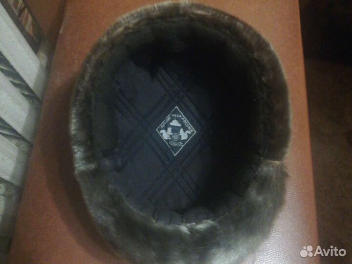 Мужская кепка из енота