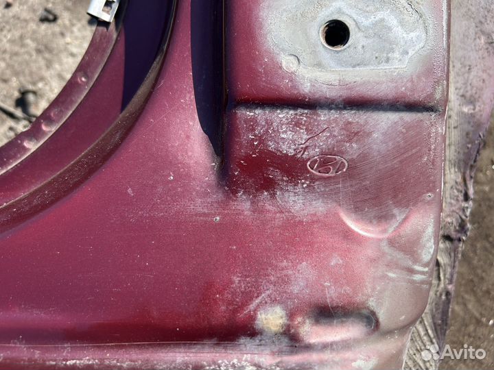 Порог со стойкой Хендай Акцент правый