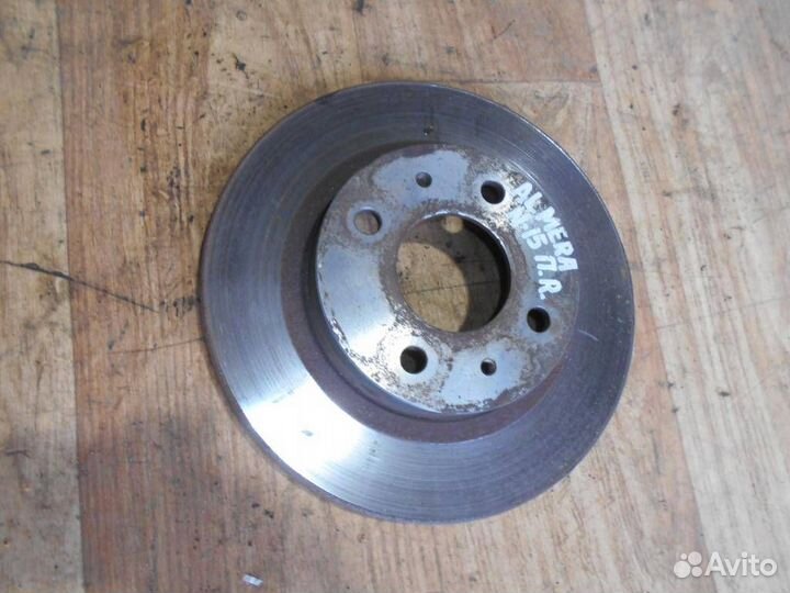 Диск тормозной передний вентилируемый Nissan Alme