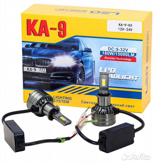 Светодиооные лампы KA-9 Led 12V 24V, Все цоколи