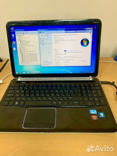 Ноутбук HP (Core i7/Radeon HD6490m/8gb/SSD)