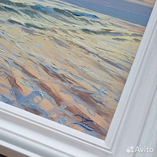 Картина маслом на холсте морской пейзаж. Картина