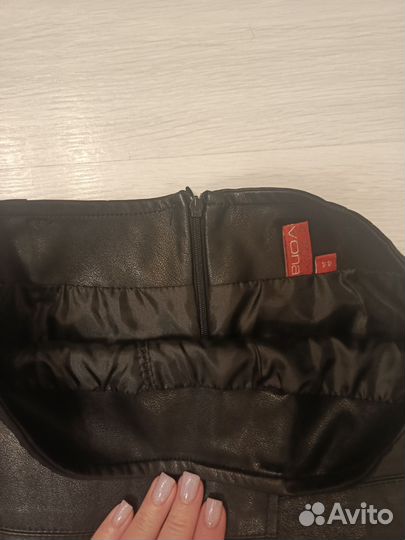 Кожаная юбка