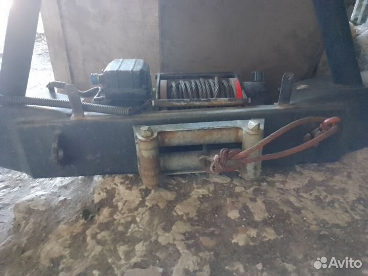 Бампер и лебедка