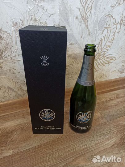 Коробка и бутылка Barons de Rothschild 2шт