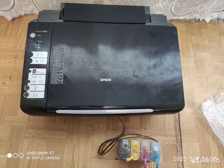 Цветной струйный принтер epson