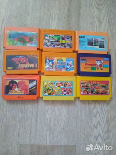 Картриджи dendy