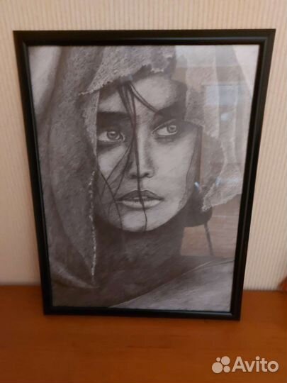 Картина графика портрет