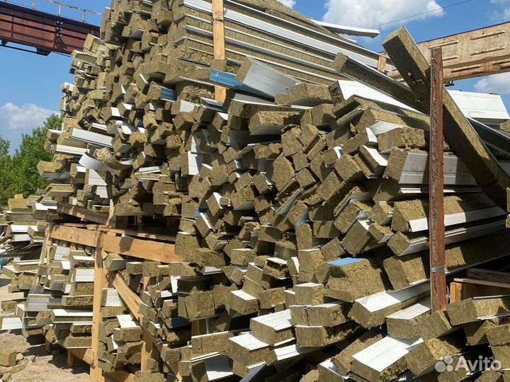 Утеплитель.Сэндвич панели обрезки