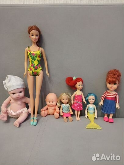 Куклы, пупсы пакетом