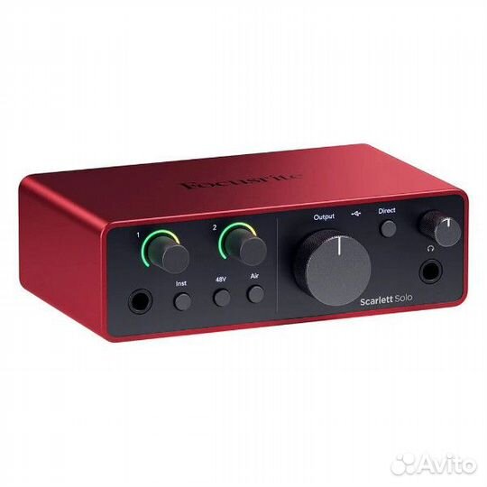 Аудиоинтерфейс Focusrite Scarlett Solo 4th Gen