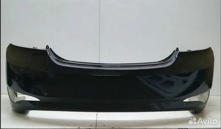 Бампер задний Cолярис 2015-2017 Черный MZH