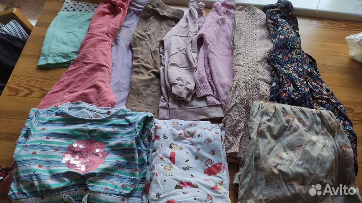 Пакет вещей для девочки 110 116