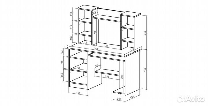 Компьютерный стол «Имидж 13»
