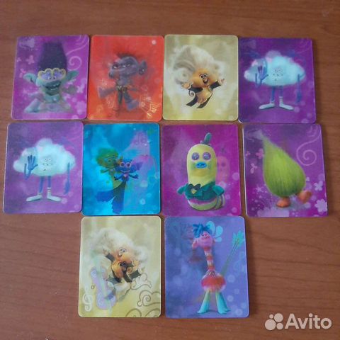 Карточки тролли-один лот