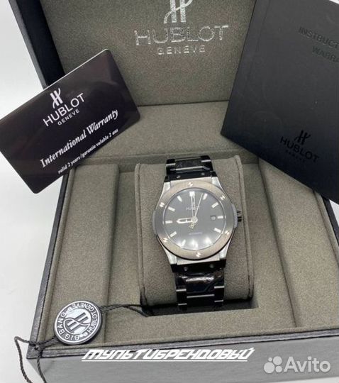 Часы мужские черные механика с автоподзаводом