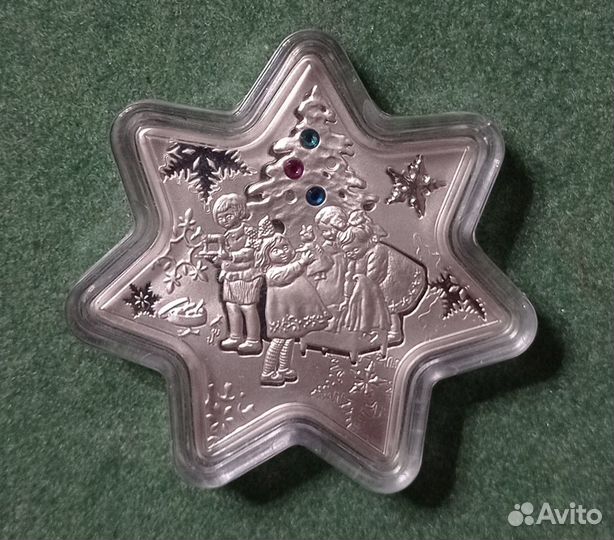 Монеты Ниуэ Рождественская звезда Серебро