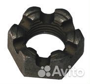 Гайка М 16*1,5 корончатая левая резьба (насоса гур