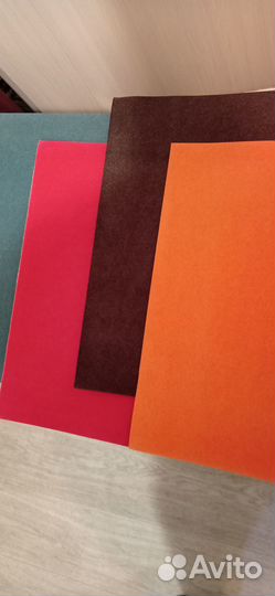 Бархатная цветная бумага (20*33) см