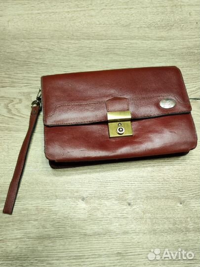 Мужской кожаный клатч