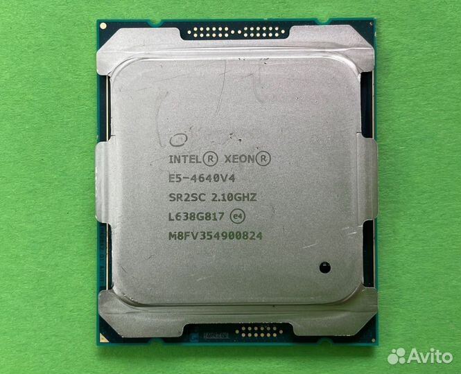 E5 4640 V4, ядер 12, 2.6 GHz, 24 потока