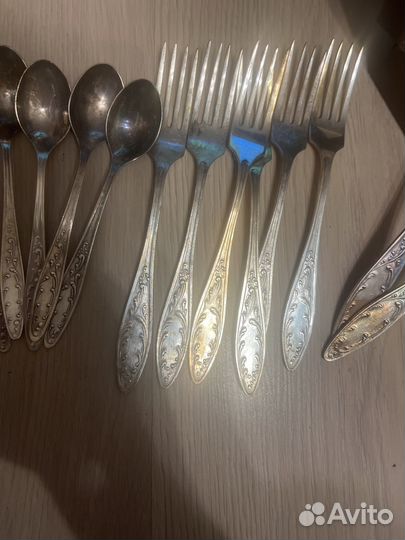 СССР Столовые приборы мельхиор
