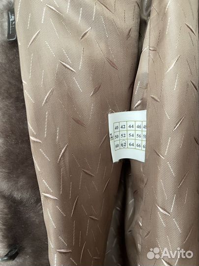 Шуба мутоновая новая 60-62