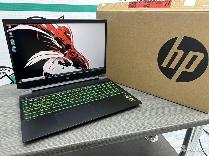 2021 HP 8 ядер Ryzen 5 12Gb GTX1650 DDR6 SSD512