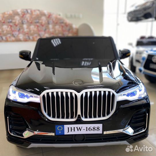 Детский электромобиль BMW X7 двухместрый