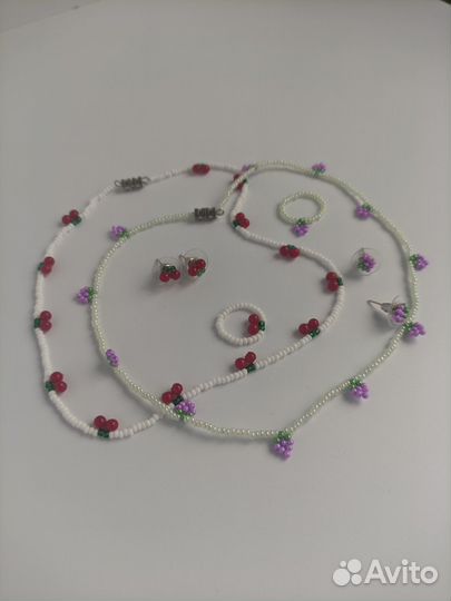 Чокер из бисера