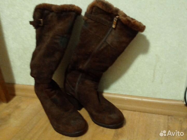 Сапоги зимние женские 40 размер на широкую ногу