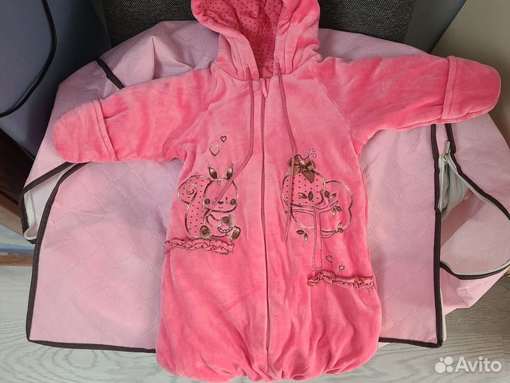Конверт для девочки 62 рост