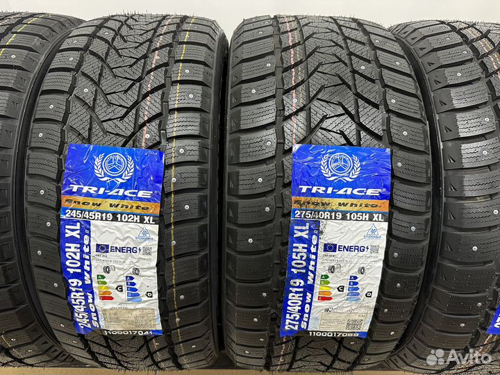 Tri Ace Snow White II Stud 245/45 R19 и 275/40 R19 102H