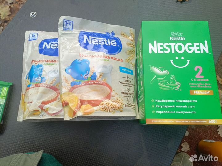 Детская смесь nestogen 2и каши