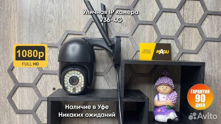 IP камера видеонаблюдения wifi с сим картой V36-4G