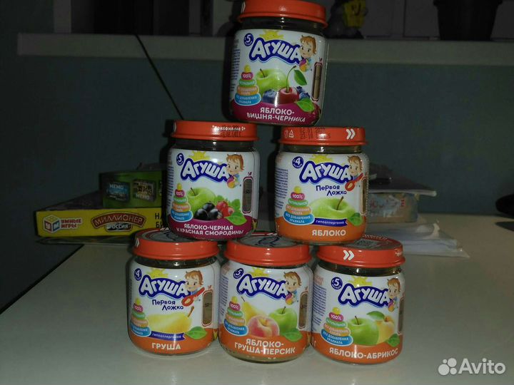 Детские каши Nestle и Агуша