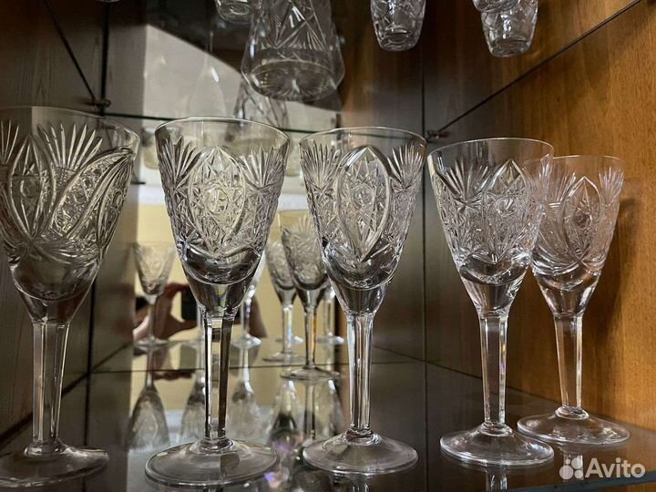 Хрустальные фужеры,рюмки