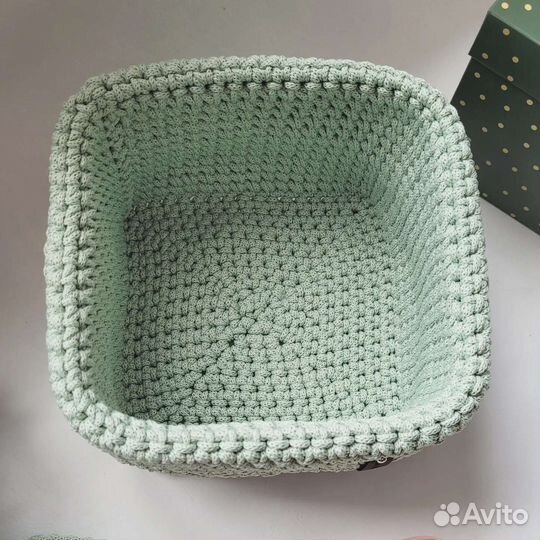 Интерьерная корзинка Мягкая корзина с отворотом