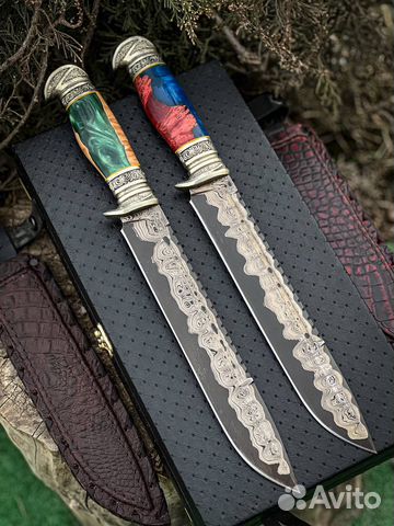 Нож из дамасской стали на подарок