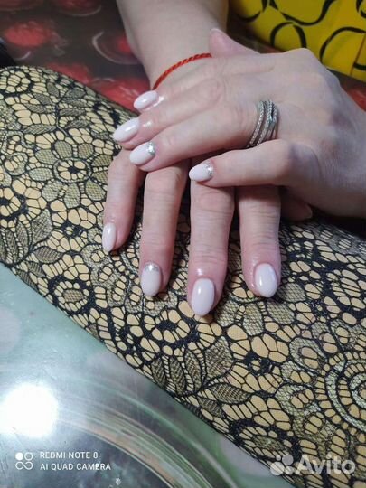Маникюр, шеллак+с выездом на дом