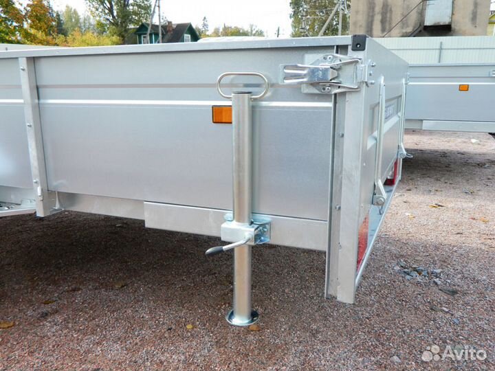 Универсальная опорная ножка оцинкованная на прицеп