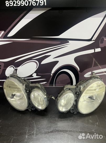 Фары биксенон адаптив Мерседес w211 рест
