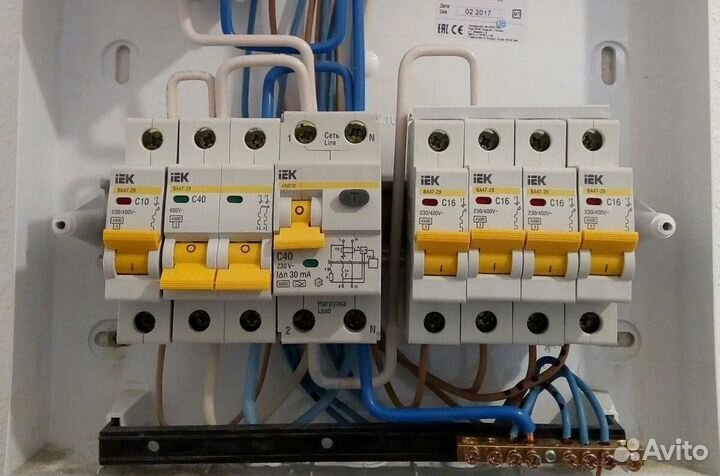 Замена сгоревшего вводного автомата электричество